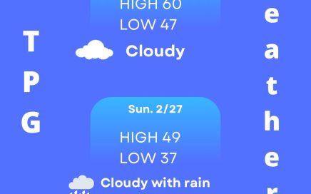 TPG Weekend Outlook 2/26 - 2/27