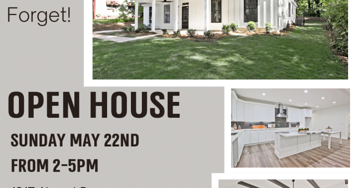 Don’t Forget! Open House!