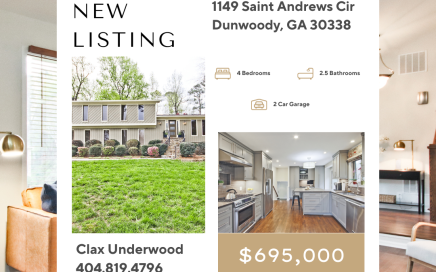 New listing in Dunwoody!